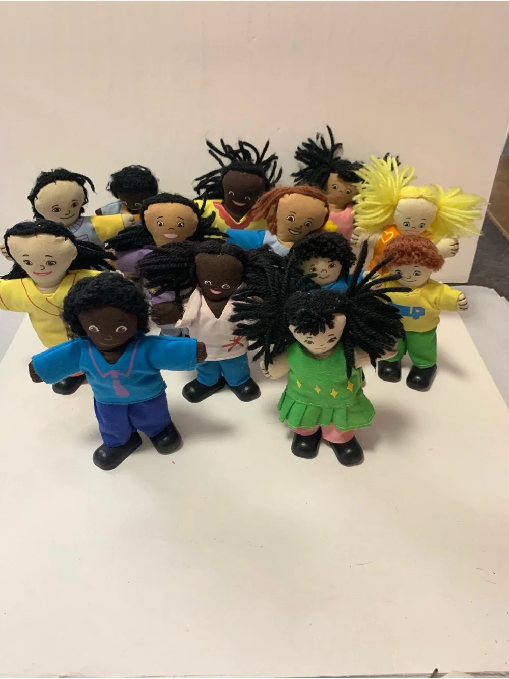 Lakeshore Learning soft plush dollhouse figures